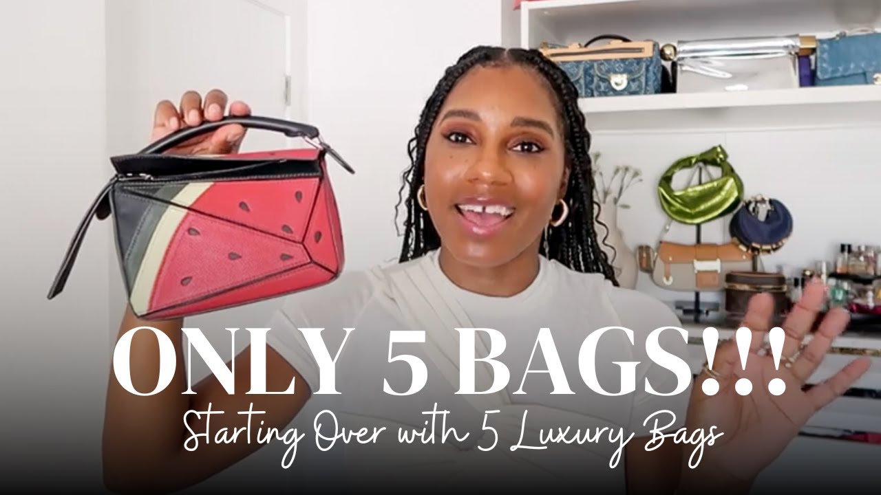 STARTING OVER WITH 5 HANDBAGS 😱 and what's new in my luxury handbag ...