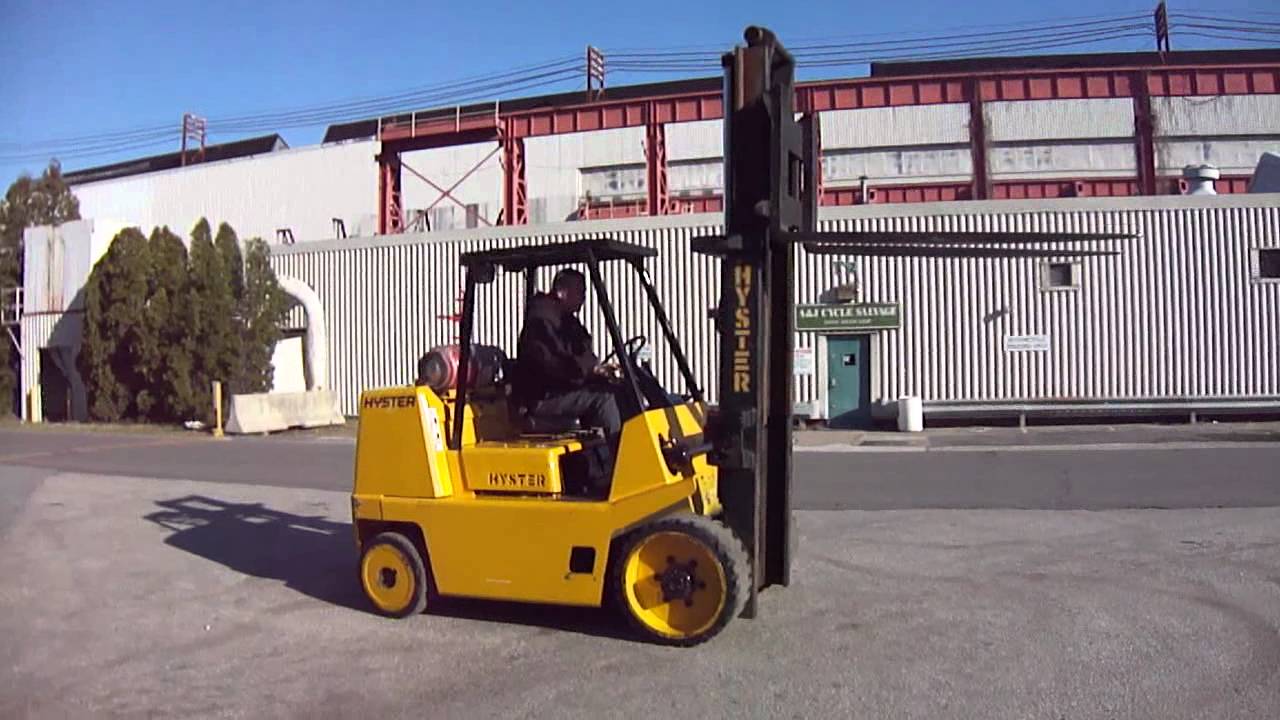 2000 Hyster 15,000 lbs riggers forklift for sale YouTube