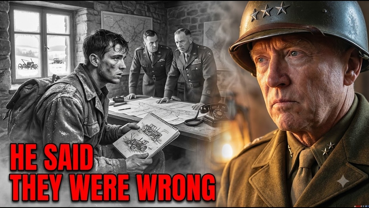 Why Patton Canceled a 500 Round Artillery Strike Over a Corporal’s Charcoal Sketch