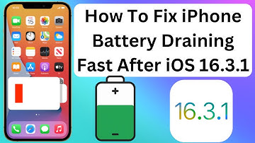 How To Fix iPhone Battery Draining Fast After iOS 16.3.1 Update