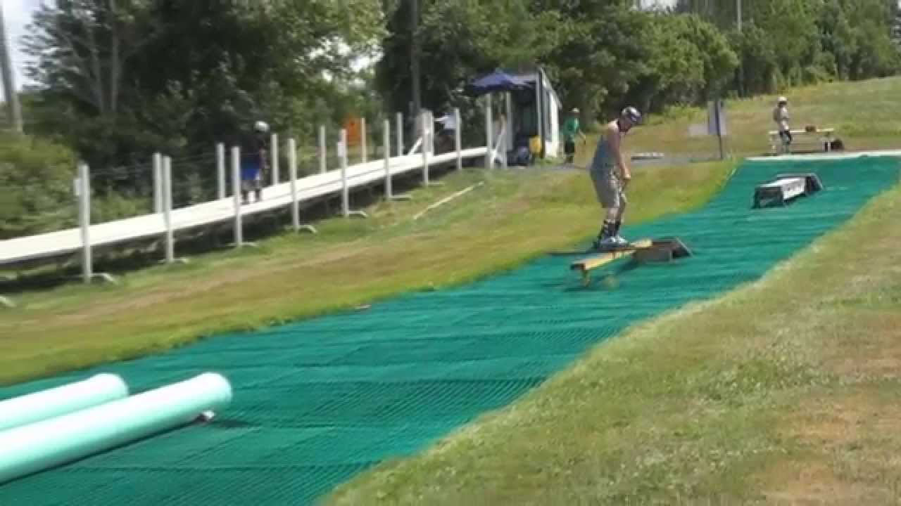 Summer Park Setup At Ski Ward July 2014 Youtube pertaining to How To Ski In Summer