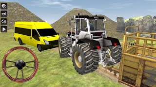 😡Hit the Gazelle !!! Real Tractor Trolley Simulator INC 👇✊ screenshot 4