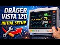 DRÄGER VISTA 120 INITIAL SETUP #dragervista120 #cardiacmonitoring #vista120