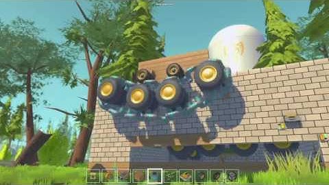 Scrap Mechanic tank track prototype