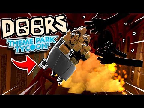 DOORS ? Roller Coaster In Theme Park Tycoon 2! (Roblox)