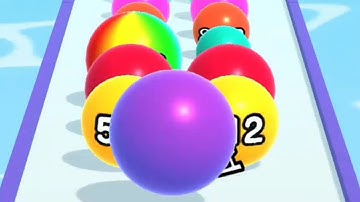 Ball Run 2048 Infinity Mode - Gameplay Walkthrough New Best Record (iOS, Android)