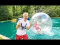 TRAPPED MY SISTER INSIDE A GIANT BUBBLE BALL!!