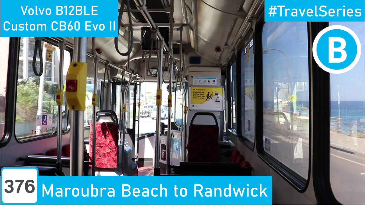 (Route 376) State Transit Volvo B12BLE/Custom CB60 Evo II, m/o 4843 [Randwick]