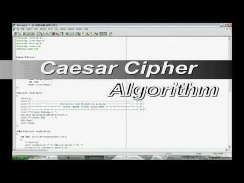 Encryption and Descryption using Caesar Cipher Algoritms