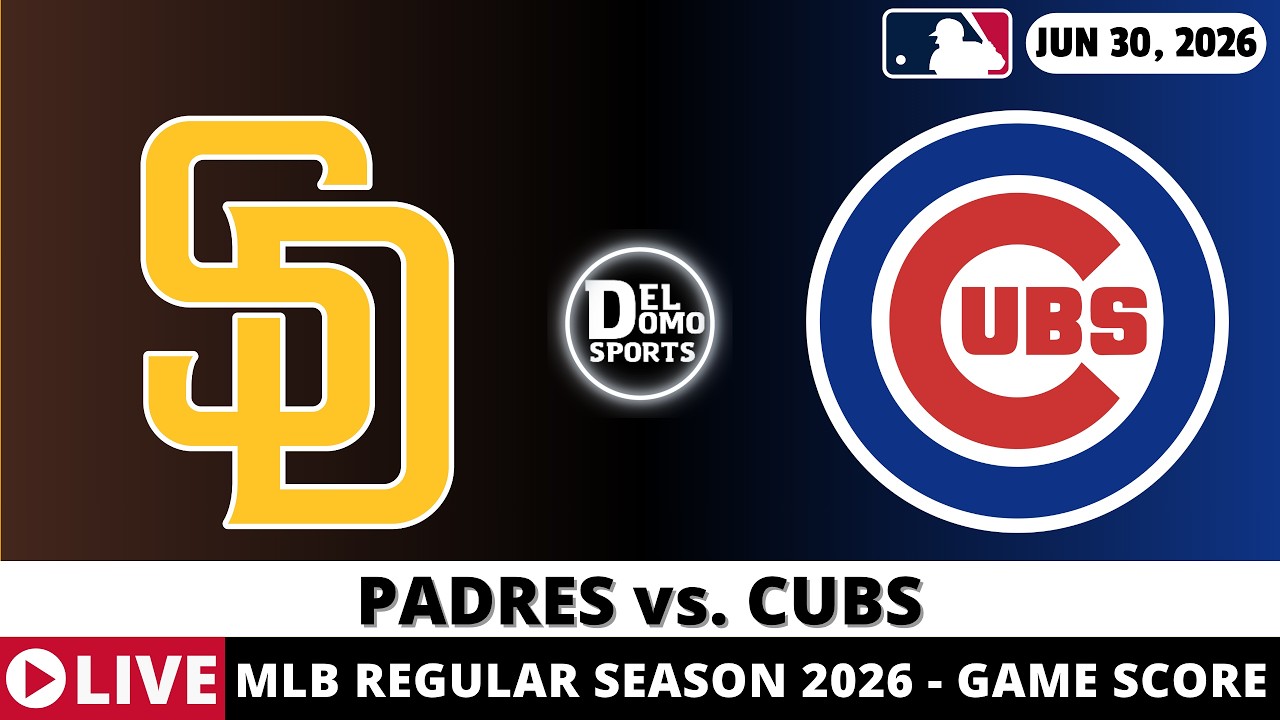 SAN DIEGO PADRES VS CHICAGO CUBS ⚾️ MLB Game Score Radio Play-by-Play