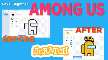 Create an AMONG US character for beginners using Scratch 3.0 - Abrams Project