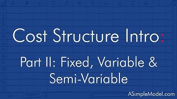 Toggling Between Fixed, Variable and Semi-Variable Costs
