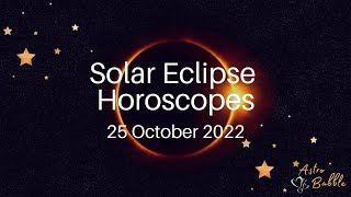 Solar Eclipse - 25 October 2022 | Plus planetary energies for the next 2 weeks