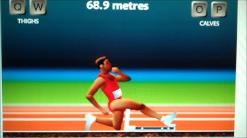 QWOP 79 meters by humping hurdle