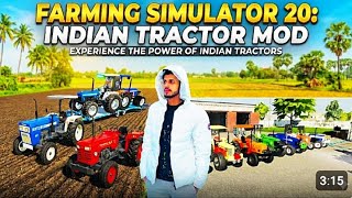 farming simulator 20 new APK mod mobile ke tractor wala game mk gaming boy  is live