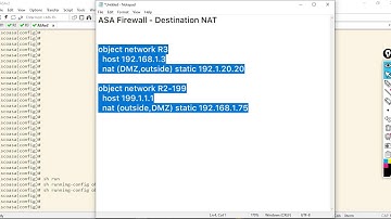 Cisco ASA Destination NAT