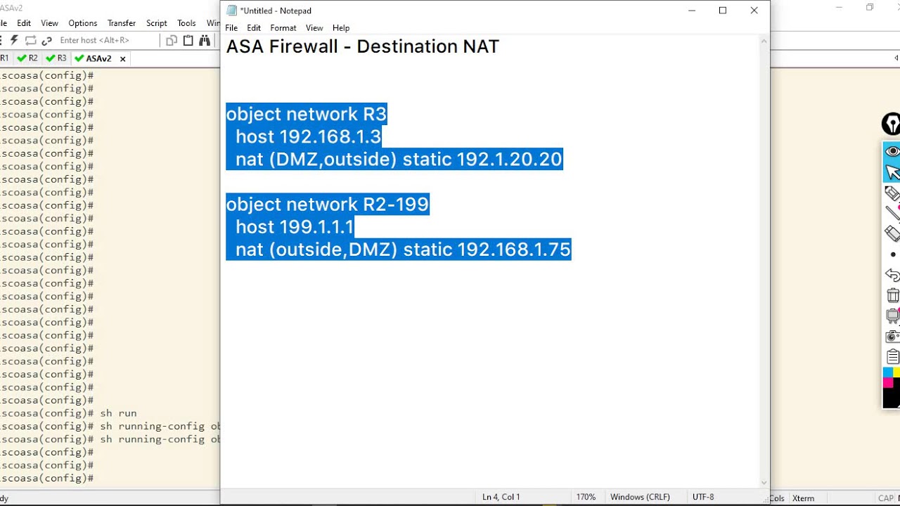 Cisco ASA Destination NAT YouTube