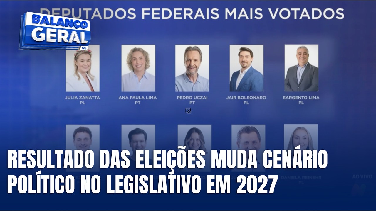 Eleições 2026: resultado muda cenário político no Legislativo em SC