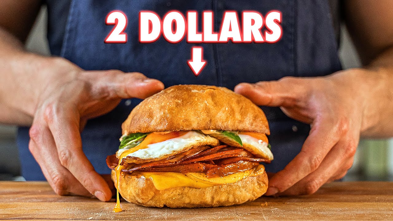 The 2 Dollar Gourmet Breakfast Sandwich (But Cheaper)