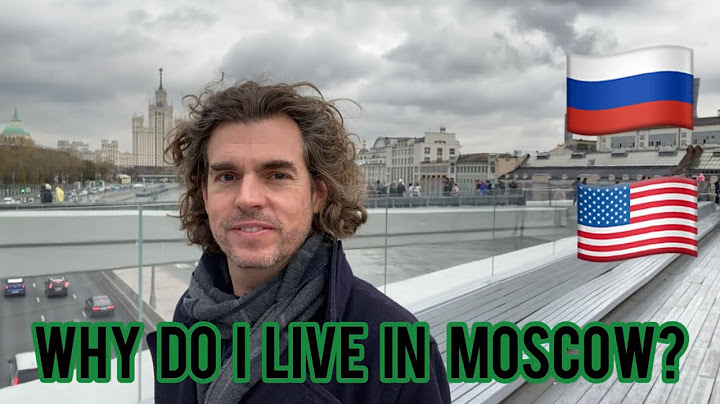 🤔Why do I live in MOSCOW?🇷🇺An AMERICAN in Moscow, RUSSIA explains the main reasons.🇺🇸