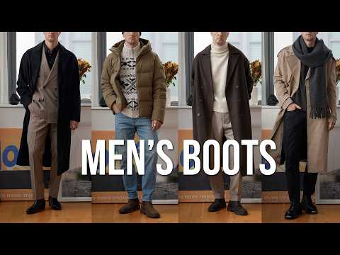 mens winter boots dress Handmade Italian Leather Shoes, Boots, Loafers, Sneakers, Belts, Bags & More ensuring your feet stay warm and cozy in colder conditions Akiihool Snow Boots for Men