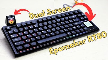 Epomaker RT80 Review: The Mechanical Keyboard with Dual Displays!