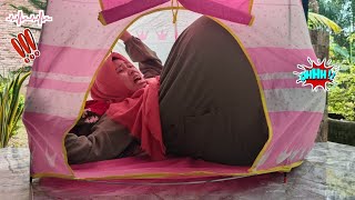 drama💘😭mama melahirkan kembar didalam tenda