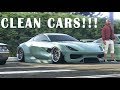 INSANE CLEAN GTA 5 ONLINE CAR MEET