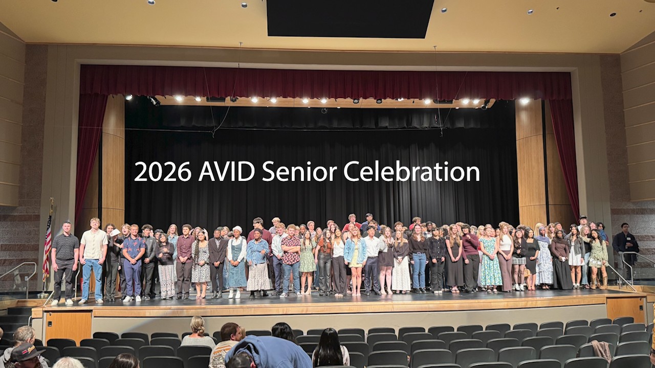 Video preview image of 2026 AVID Senior Celebration Event ; click to visit the ParentSquare post with the video