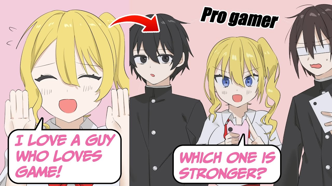 【Manga】A Flashy Girl in my class was Playing Video Games but She Didn't Know that I'm a Professional