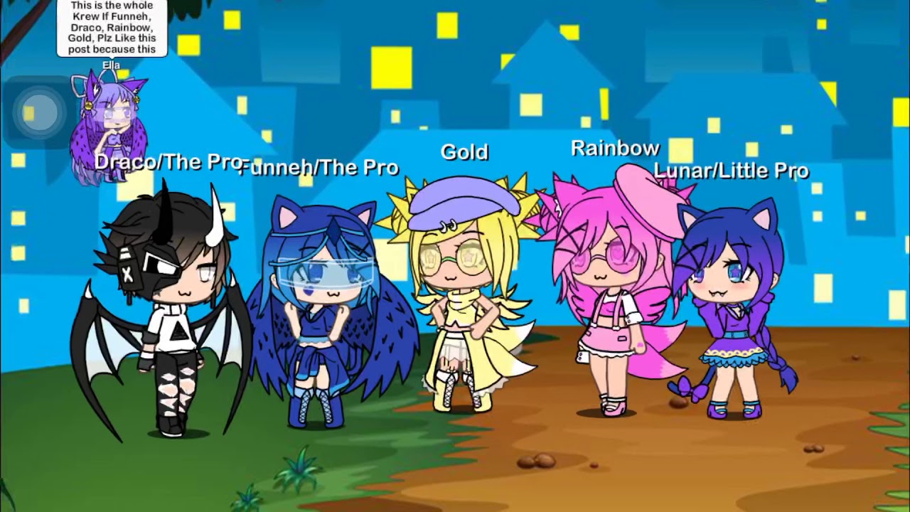 Funneh,Lunar,Draco,Rainbow,Gold😄 YouTube