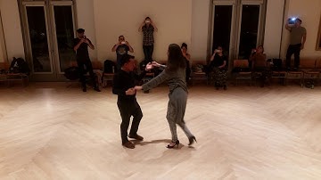 Salsa On2 IntermediateTurn Pattern Combo Partnerwork by Sergio and Sheena #139