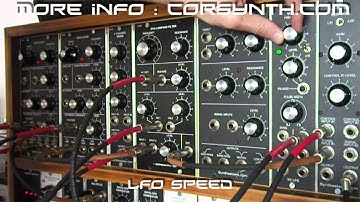 Corsynth C101 filter meets Berlin School  ( Modular Synthesizer )