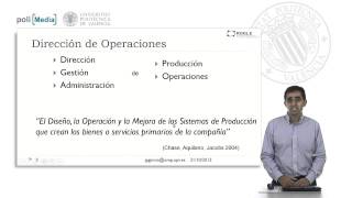 Introducción A La Dirección De Operaciones 23111 Upv