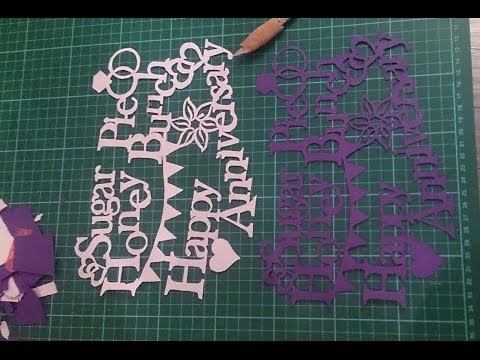 My First Papercut - Paper First Wedding Anniversary Gift