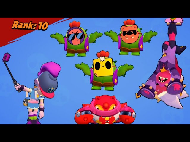 All Brawlers Skins Losing Pose In Brawl Stars Youtube - t pose brawl stars