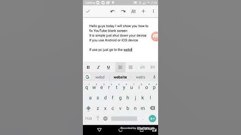 How to solve YouTube black screen pc android iOS device