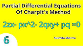 Solution Of Pde Multipliers Method Part 3 3 Solve X 2 Y 2 Z 2 P 2xyq 2xz Youtube