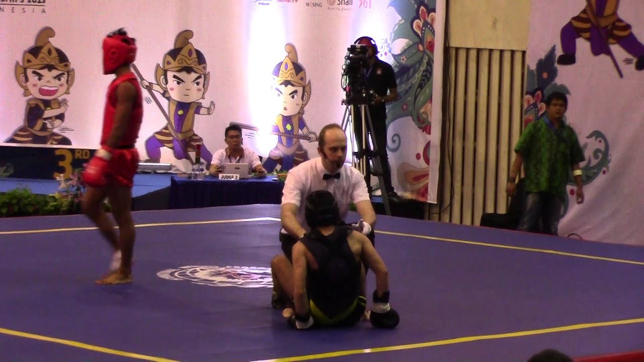 13 World Wushu Championship Sanda Men's 52Kg PHI Vs TUR Knock out semifinal.