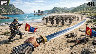 Merciless Mongol Invasion of Japan | Immersive Realism Gameplay - Ghost of Tsushima 4k 60fps 
