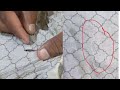 How to Fix a Hole in Fabric || Rafu work With Hand