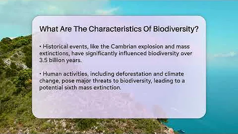 What Are The Characteristics Of Biodiversity? - Ecosystem Essentials