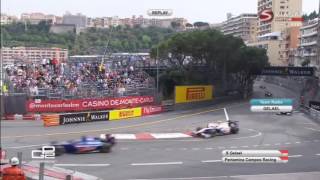 Gp2 2016 Race 2 Circuit De Monaco Sean Gelael Crash