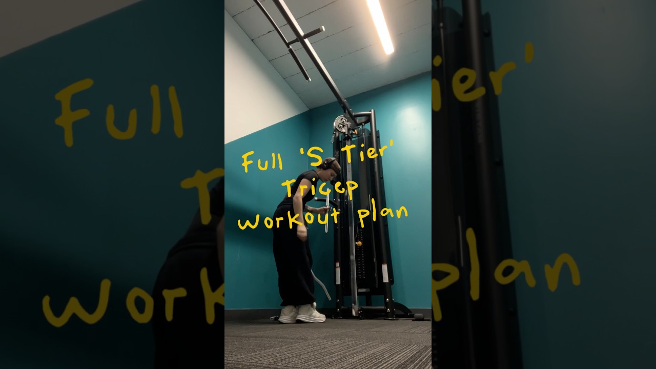 Full ‘S Tier’ Tricep Workout Routine