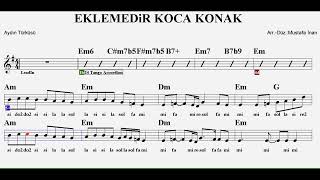 Eklemedi̇r Koca Konak - - (Kolay Nota) - Em - :Flute,Keyboard,Guitar,Violin,Ney,Melodica,Bağlama,Recorder.