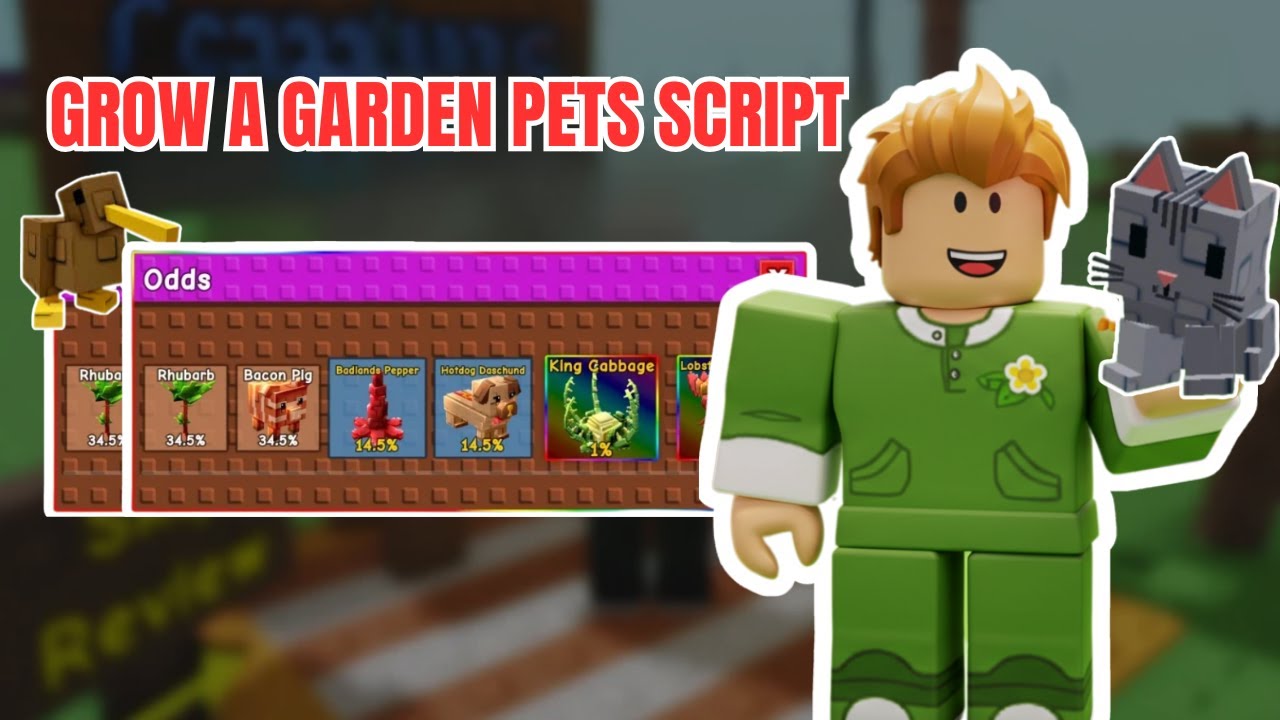 Grow a Garden Script 🌱 | Pet Spawner, Weather Changer & Egg Spawner | Free & No Key Required