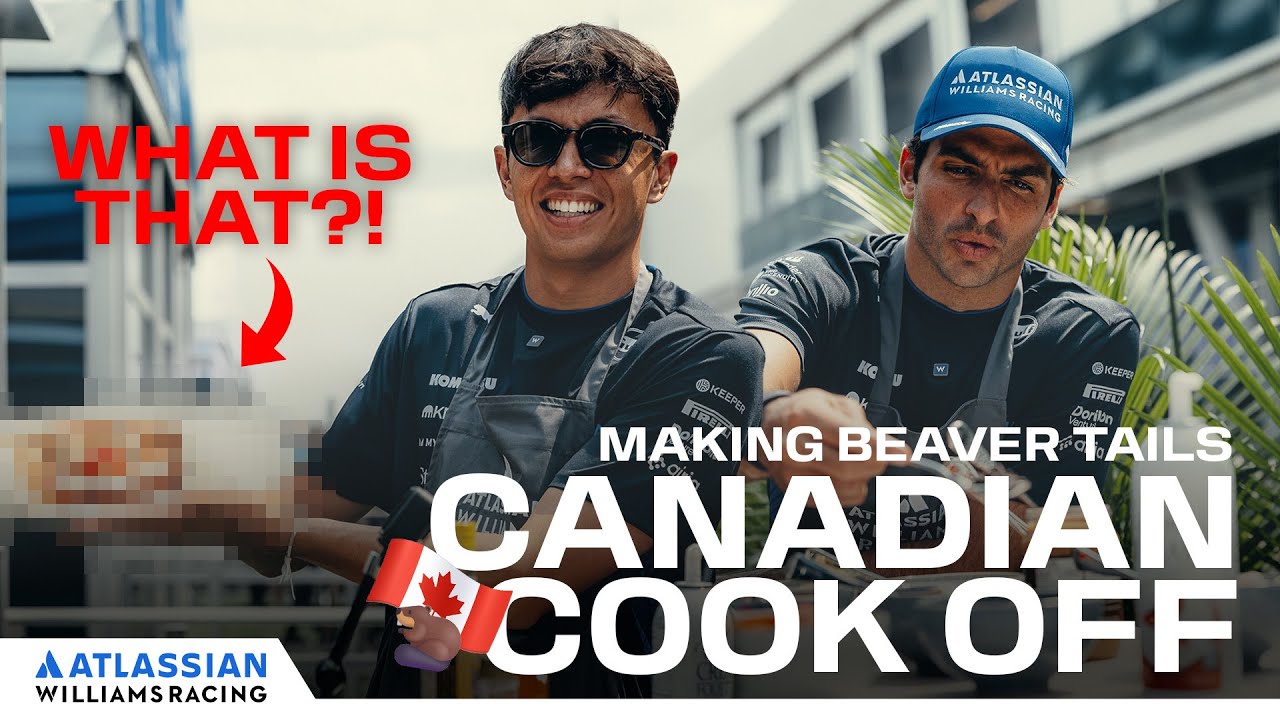 Alex Albon & Carlos Sainz have a Canadian Cook Off!