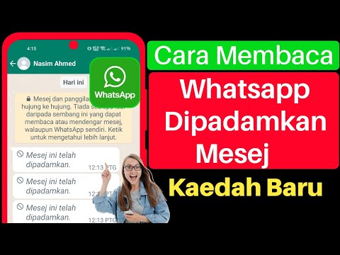 Video: Bolehkah mesej whatsapp yang dipadam dipulihkan?