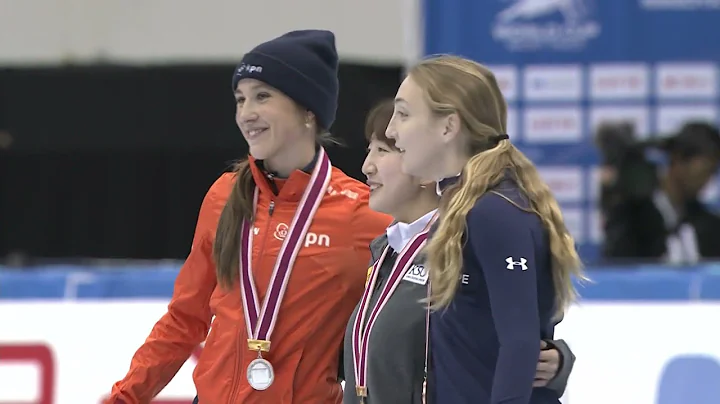 Kristen Santos Bronze Medal in Short Track Speedsk...