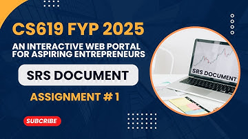 CS619 Final Year Project | Interactive Web Portal for Aspiring Entrepreneurs | SRS Document